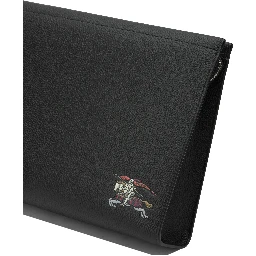 Leather clutch bag with EKD