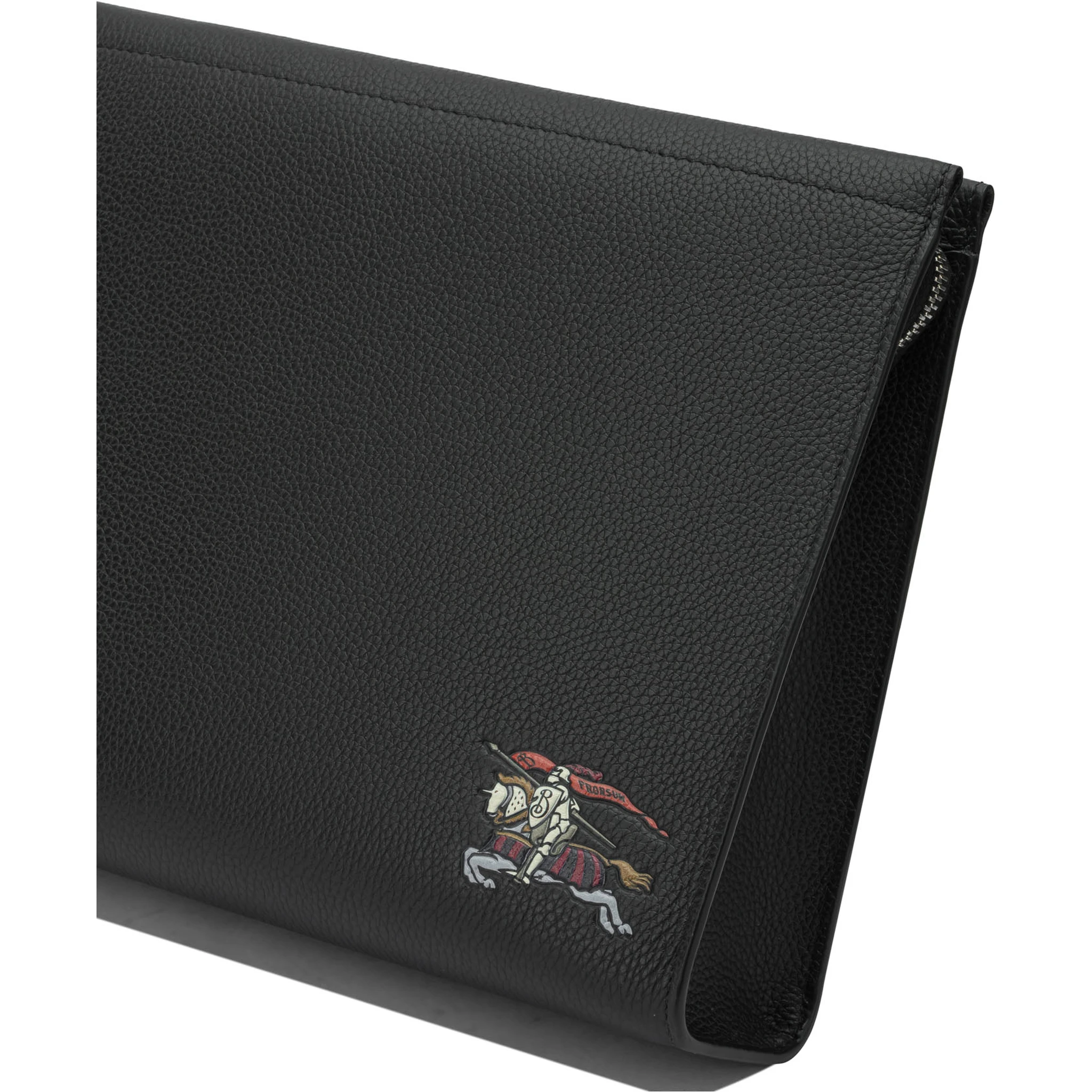 Leather clutch bag with EKD