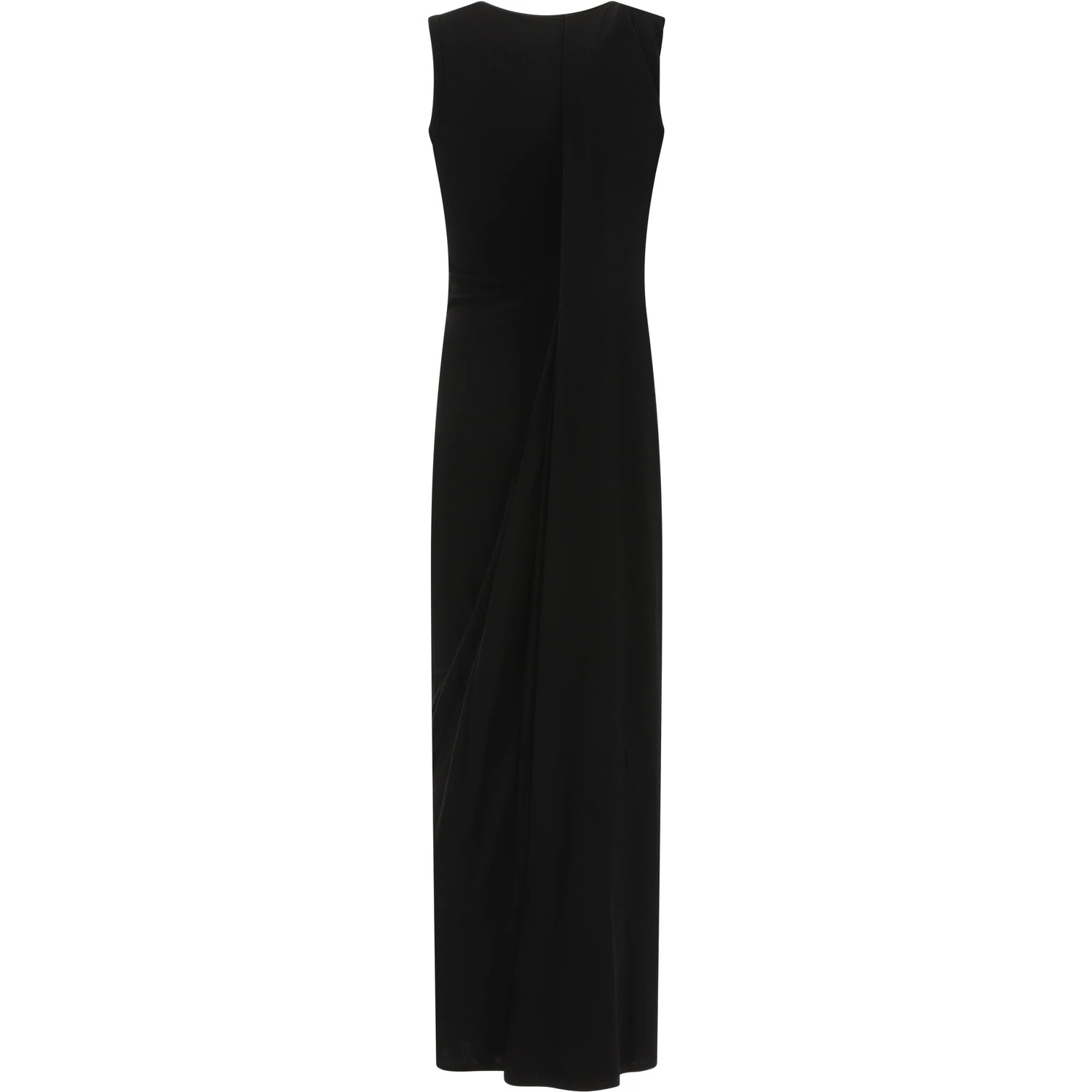 Ribbed jersey sleeveless dress