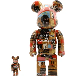 "Be@rbrick Andy Warhol" 100% and 400% toy