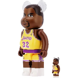 "Be@rbrick Magic Johnson" 100% and 400% toy