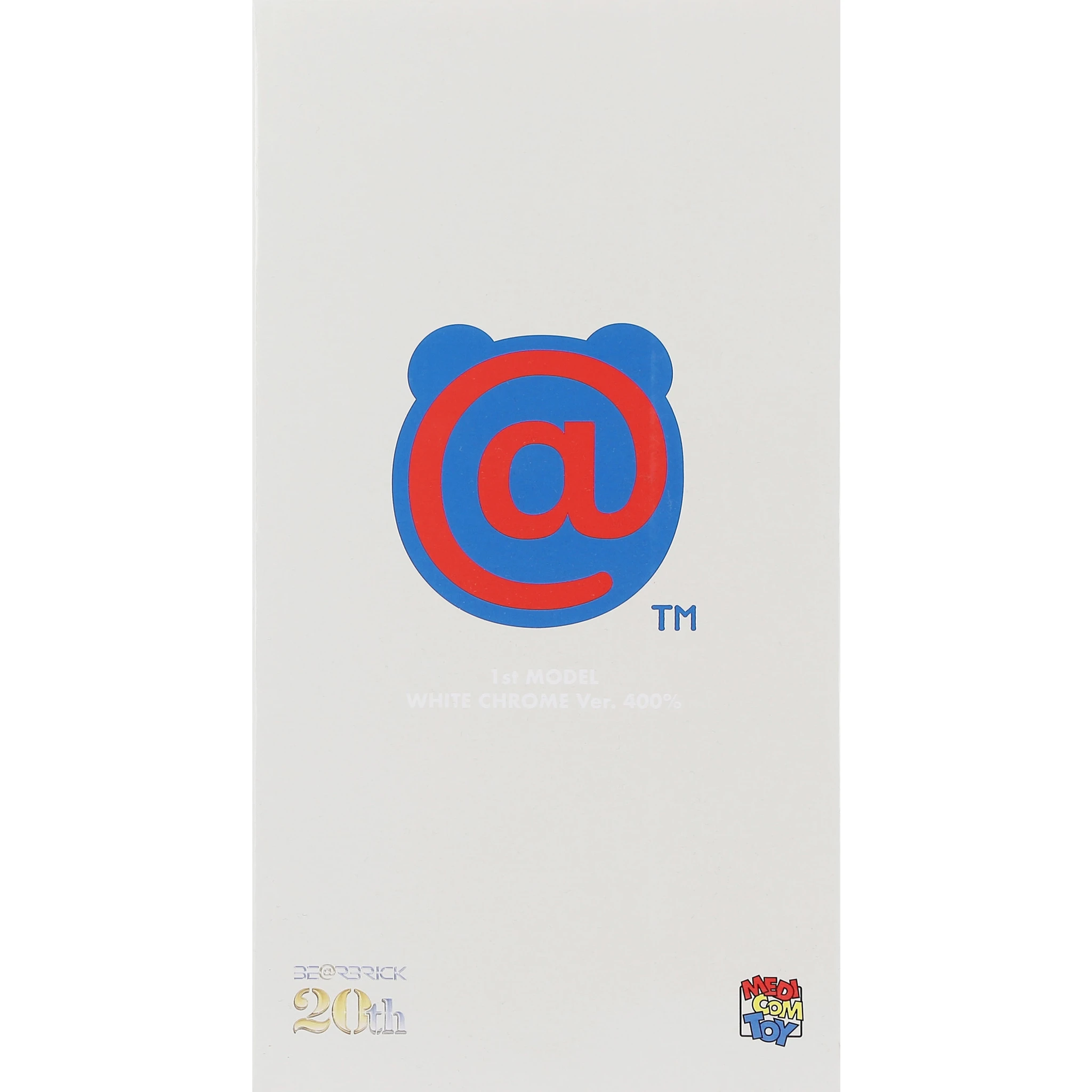 "Be@rbrick 1st Model White Chrome" 400% toy