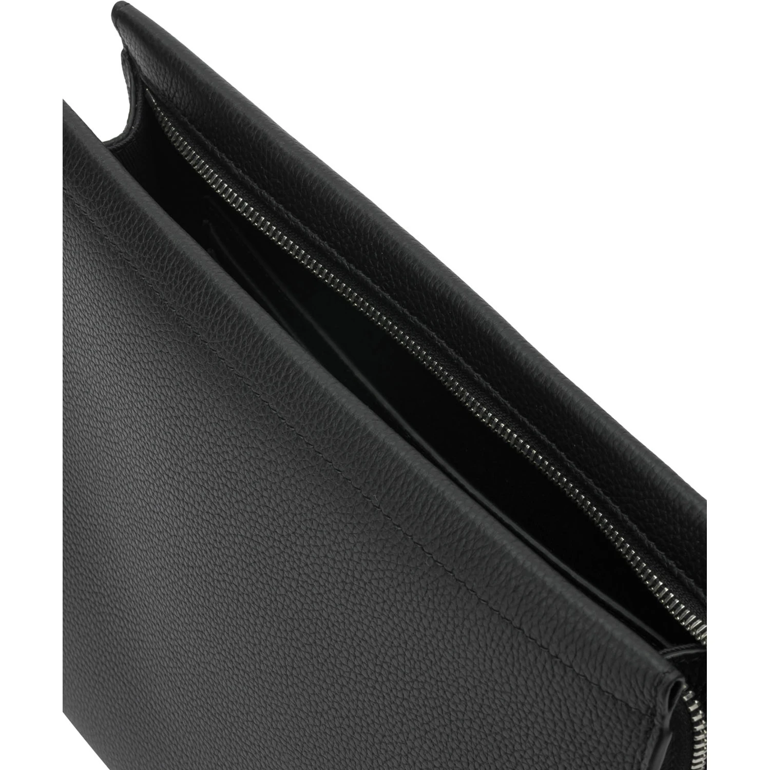 Leather clutch bag with EKD