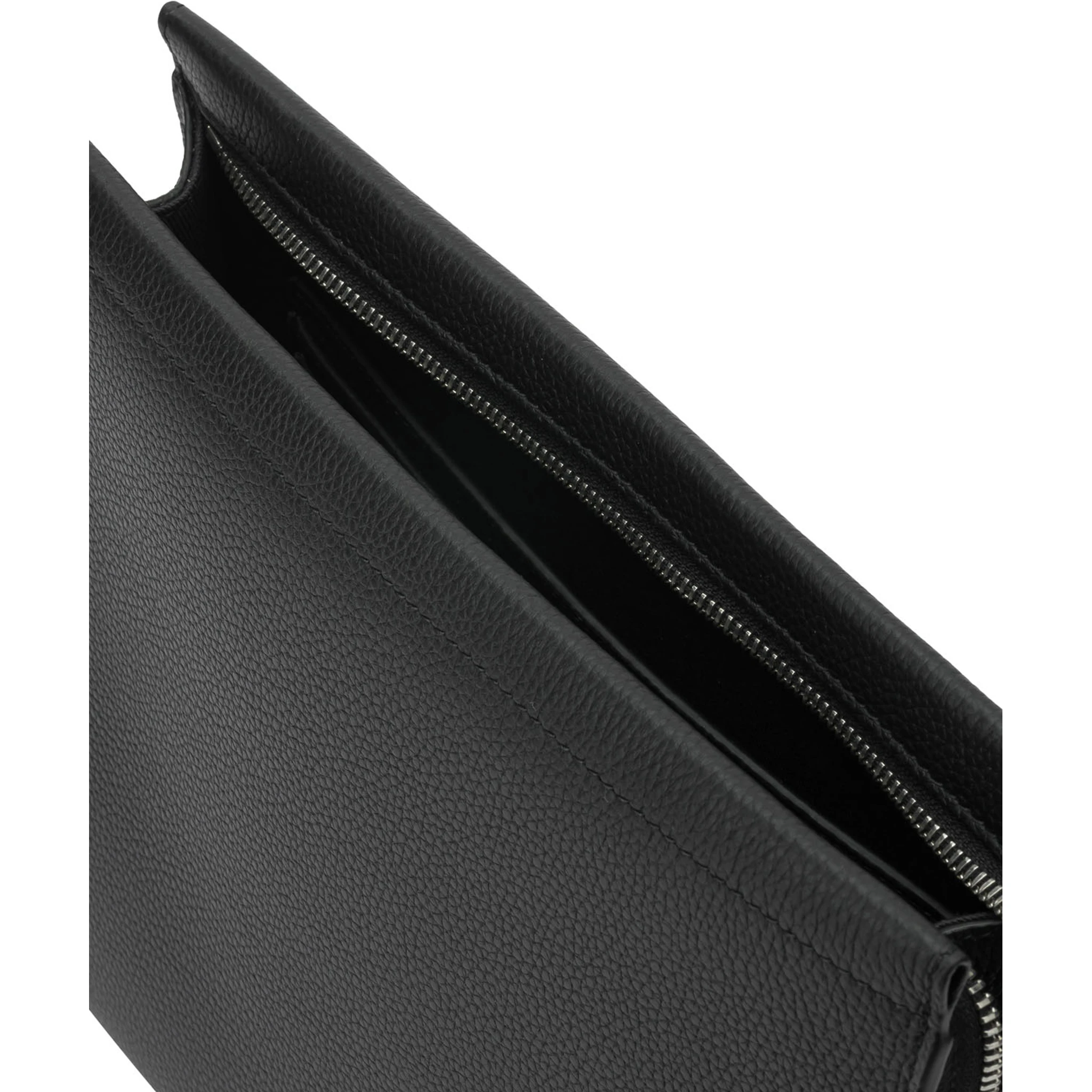 Leather clutch bag with EKD