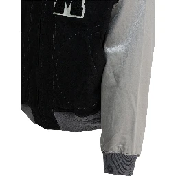 Satin "Varsity" Bomber Jacket