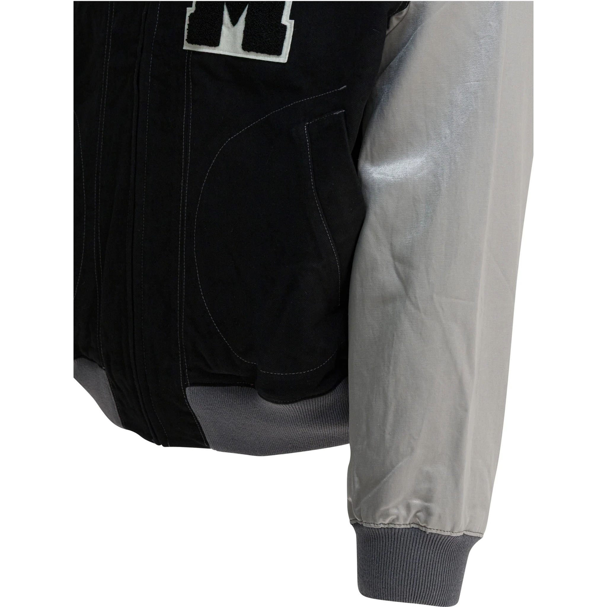 Satin "Varsity" Bomber Jacket