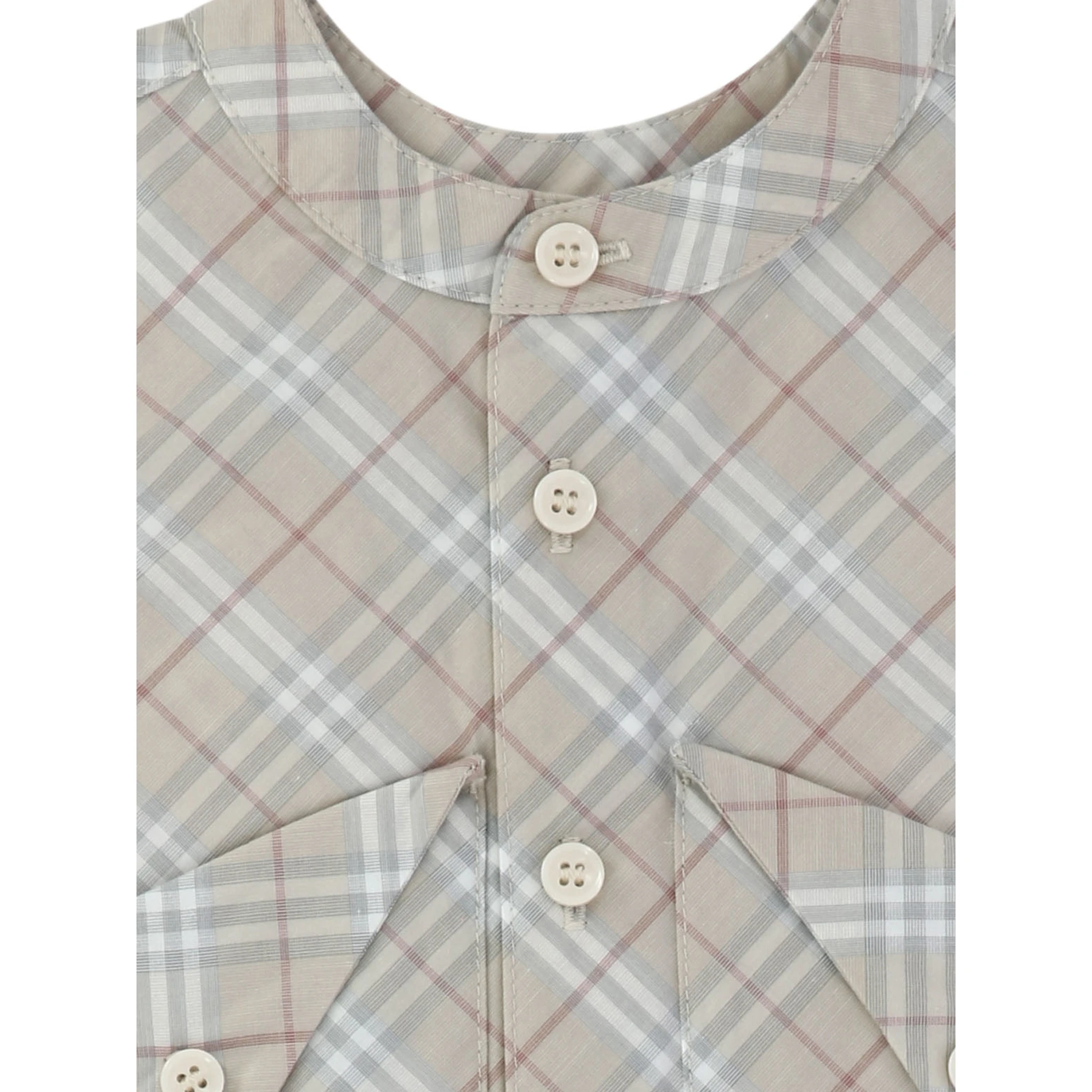 Check cotton playsuit