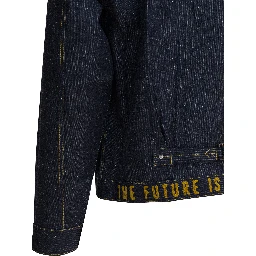Denim overshirt jacket