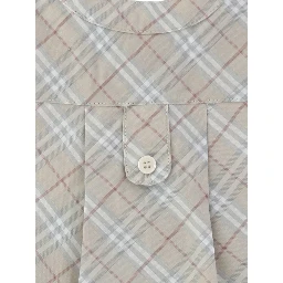 Check cotton playsuit