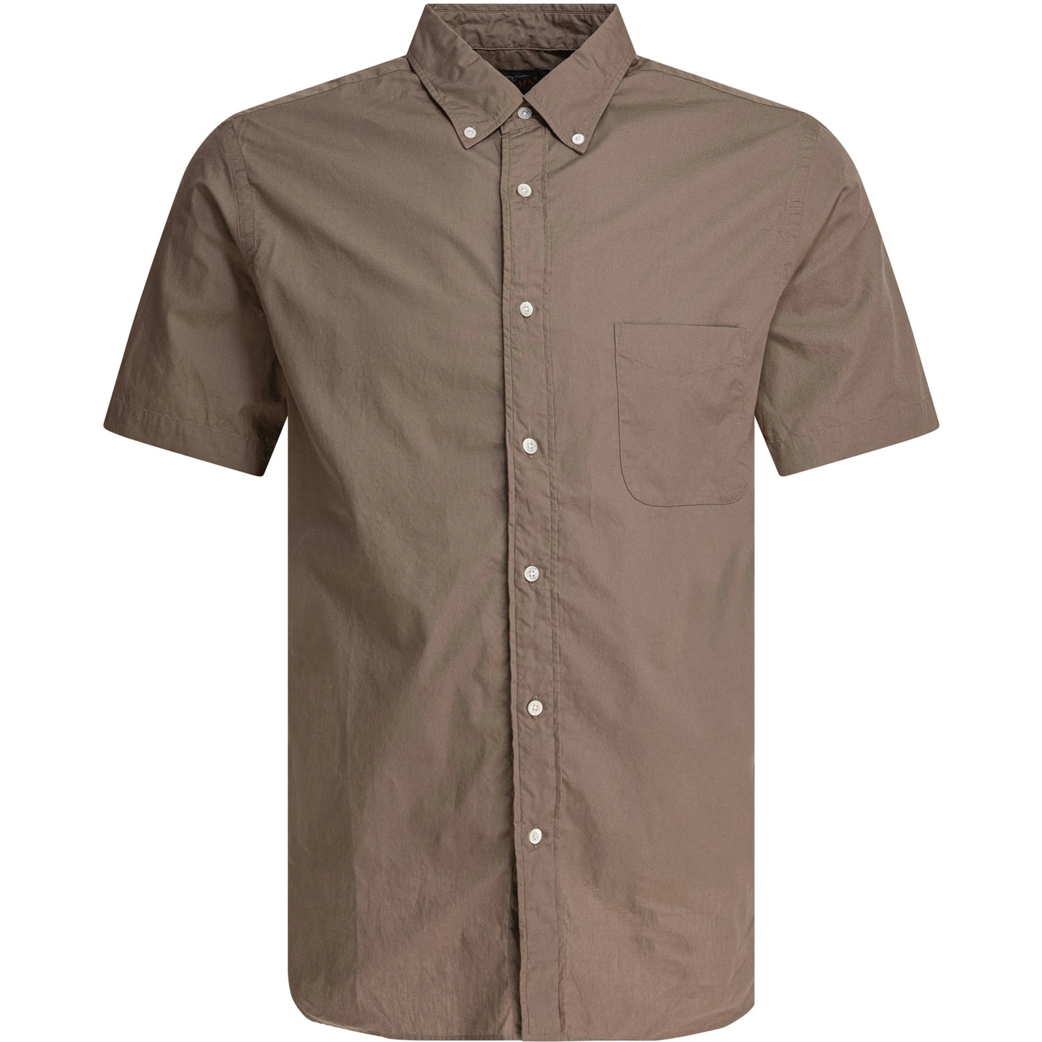 Shirt with button-down collar