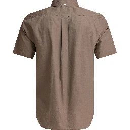 Shirt with button-down collar