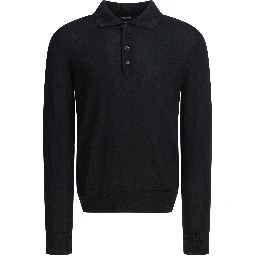Long-sleeved polo shirt