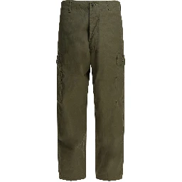 Cotton poplin cargo pants