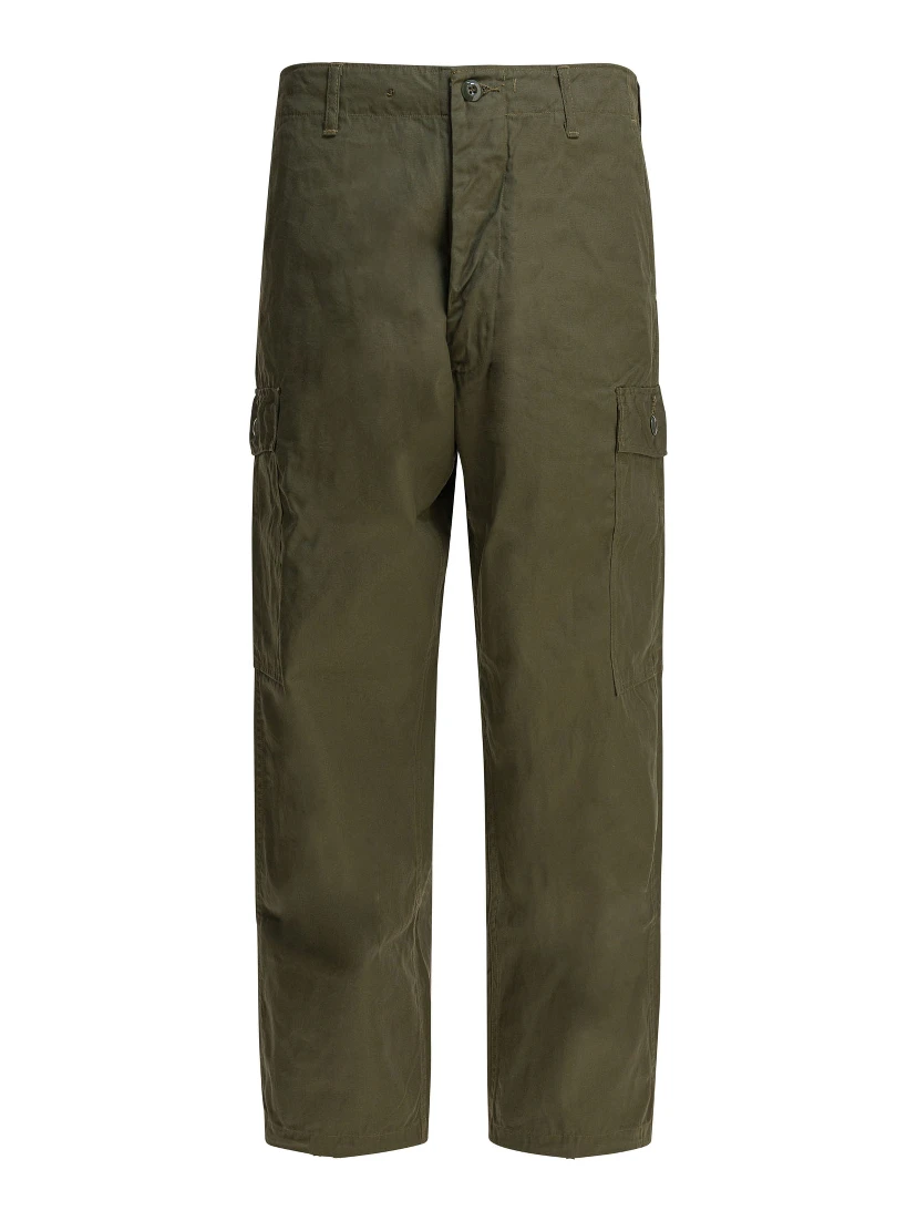 Cotton poplin cargo pants