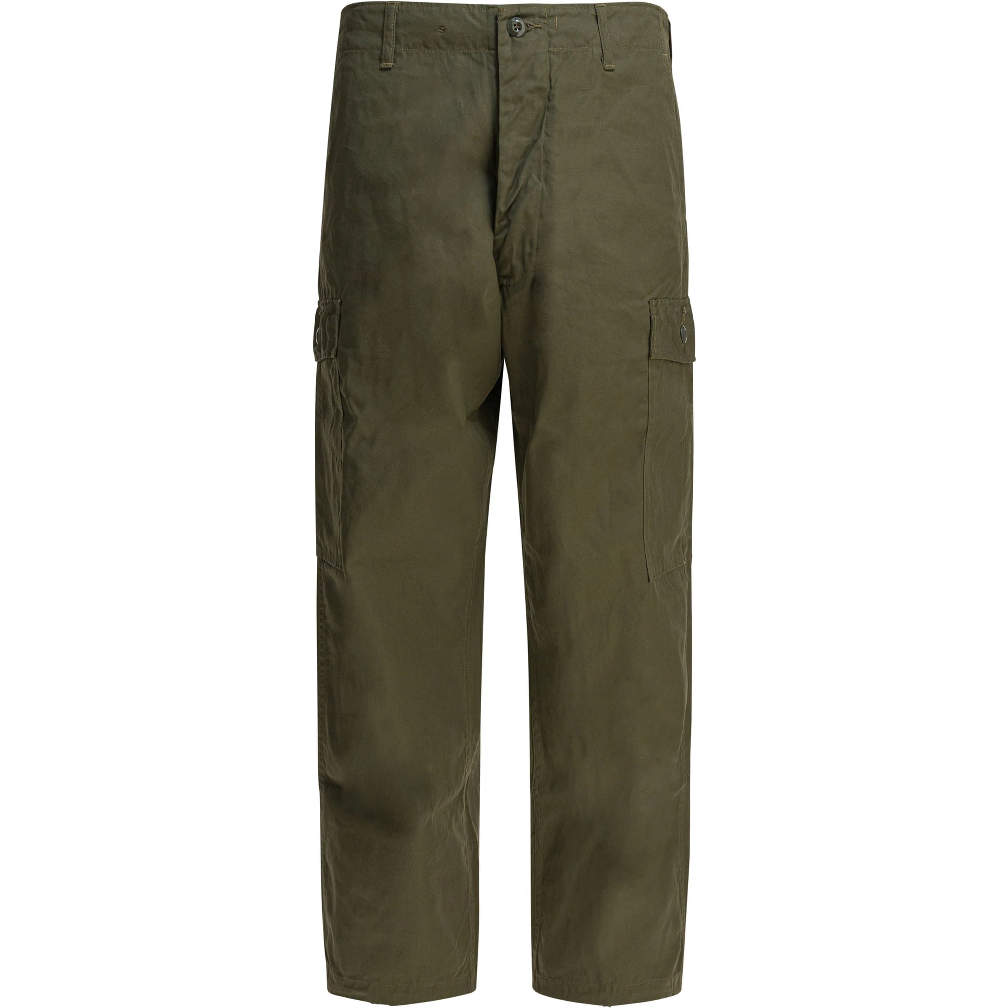 Cotton poplin cargo pants