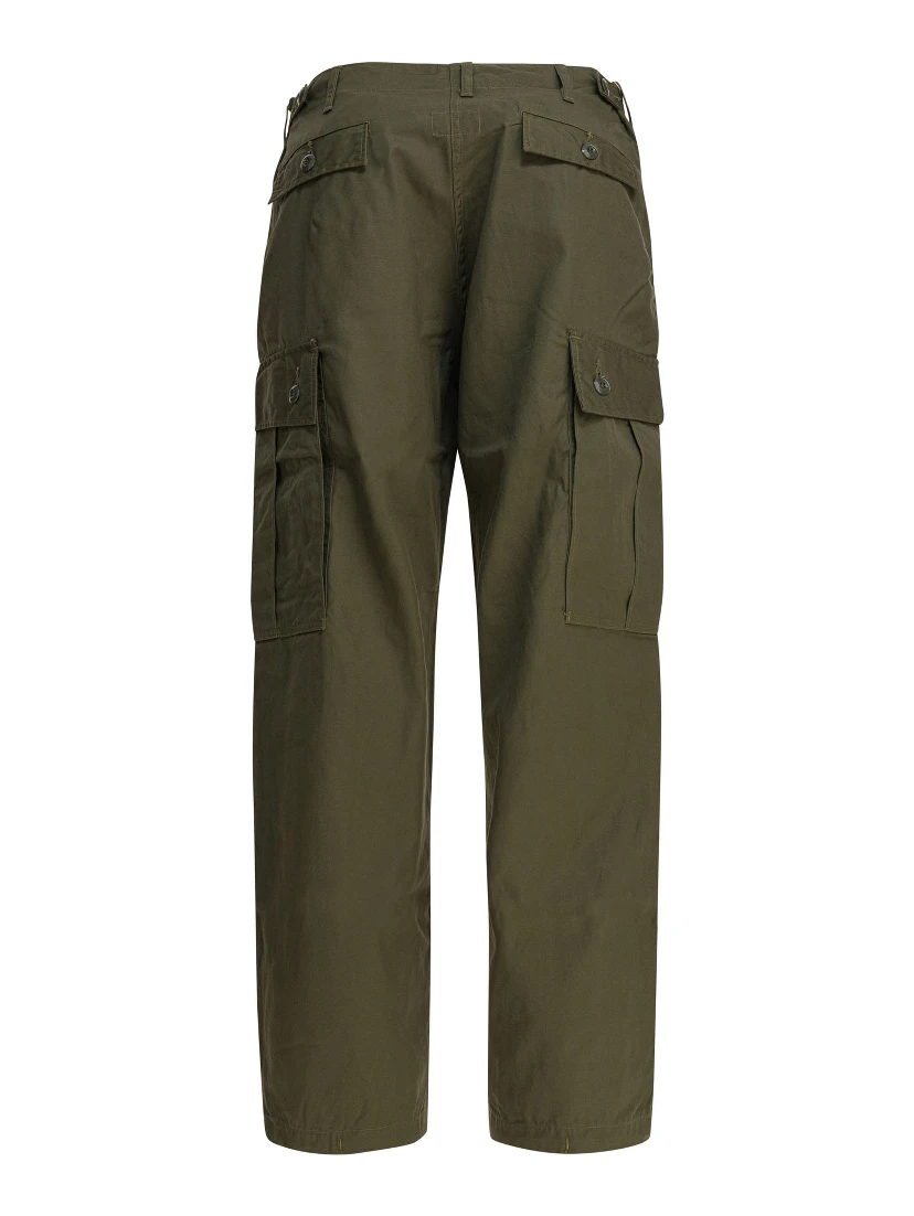 Cotton poplin cargo pants