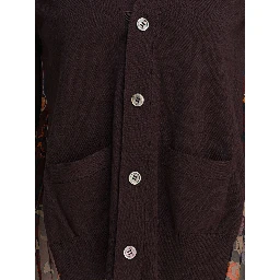 Cardigan with floral print