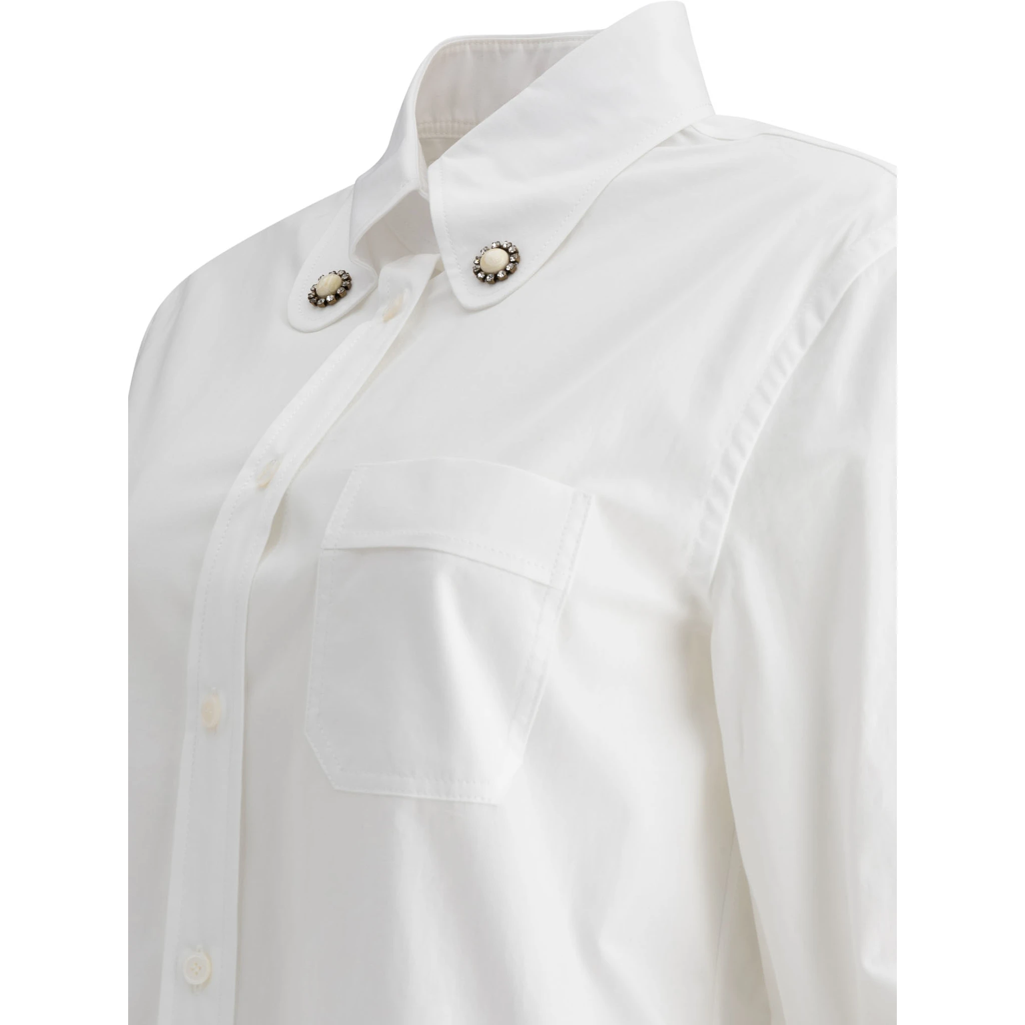 Cotton poplin shirt