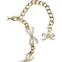 سوار على شكل فيونكة مرصع بالكريستال