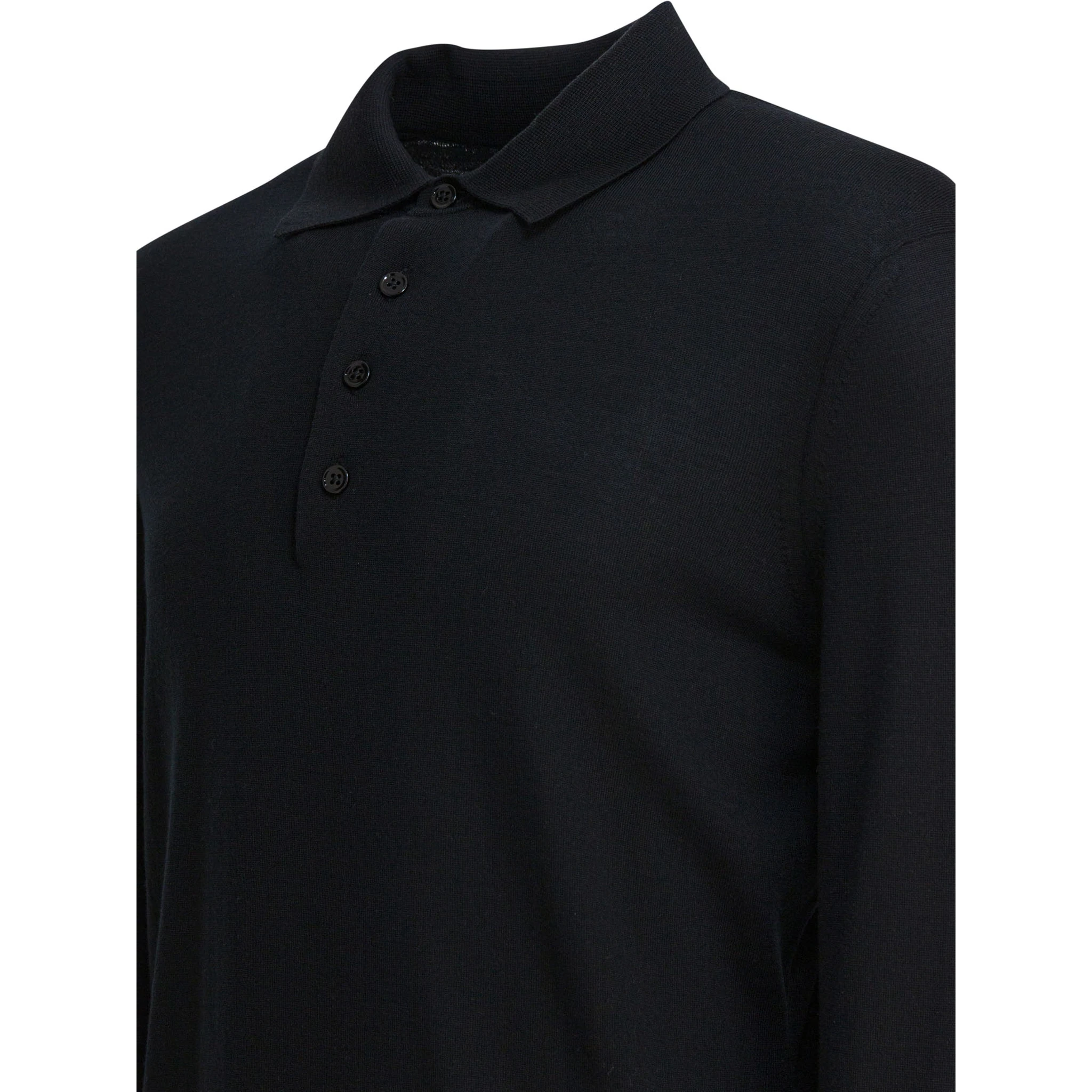 Long-sleeved polo shirt