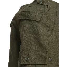 Cotton poplin cargo pants