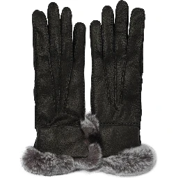 "85" leather gloves