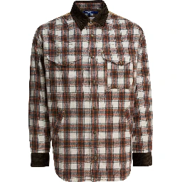 Check overshirt jacket