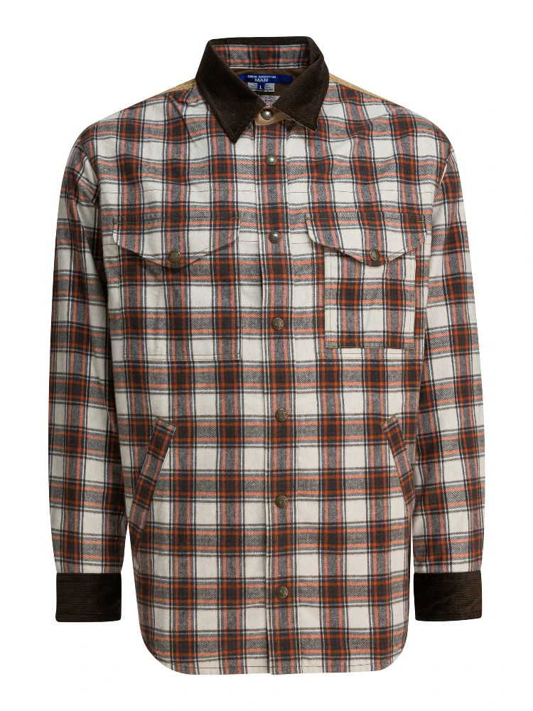 Check overshirt jacket