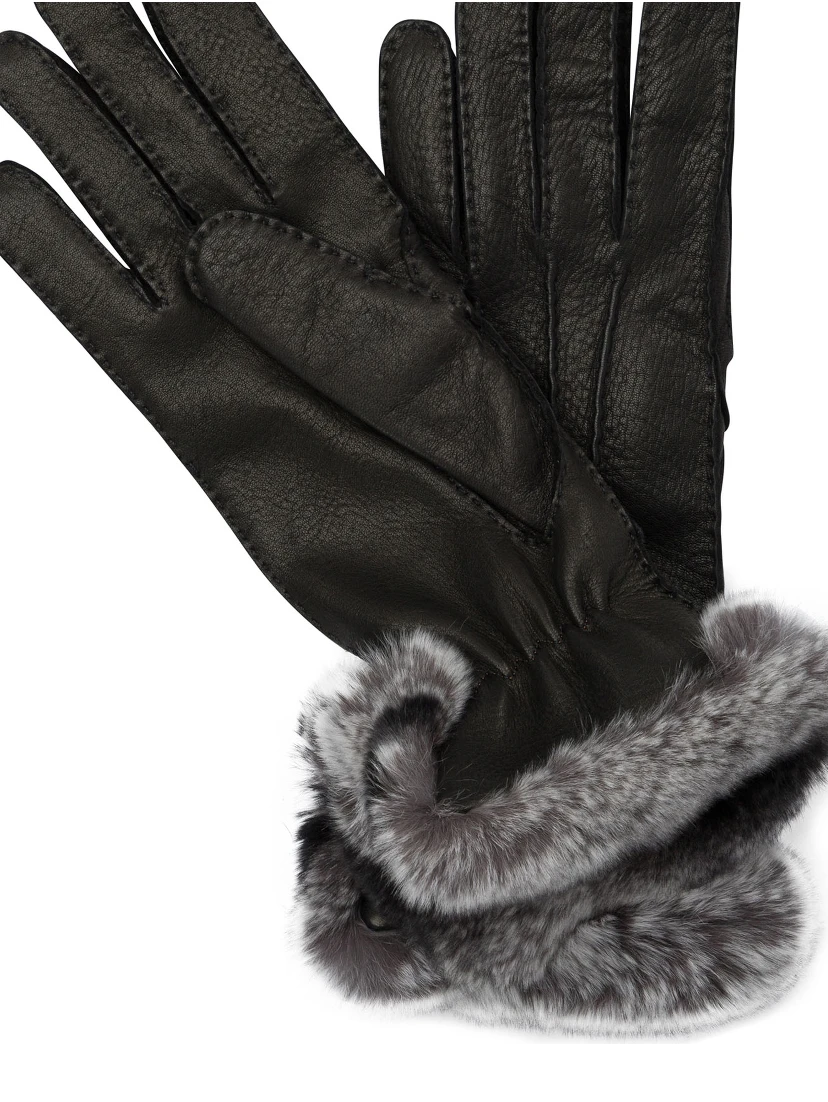 "85" leather gloves