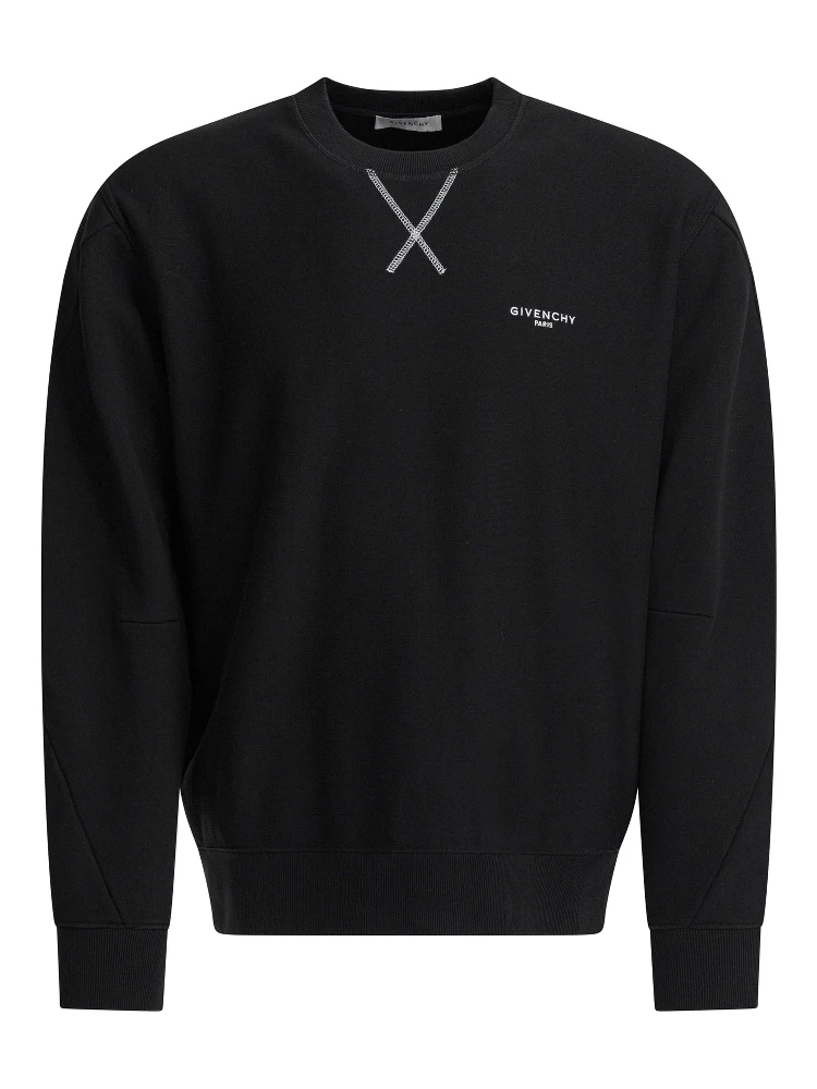 "Couture Seam" crewneck sweatshirt
