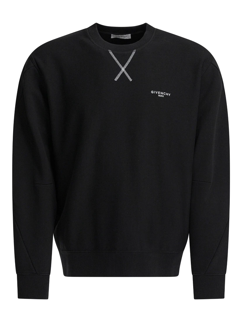 "Couture Seam" crewneck sweatshirt