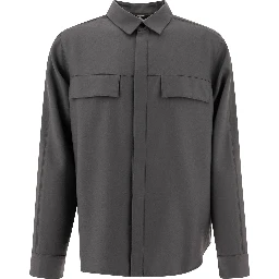 "Flanel Piping" overshirt