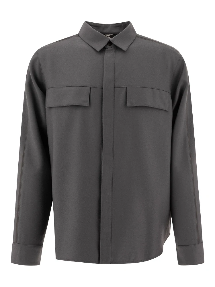 "Flanel Piping" overshirt