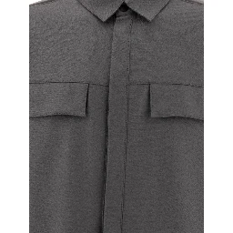 "Flanel Piping" overshirt