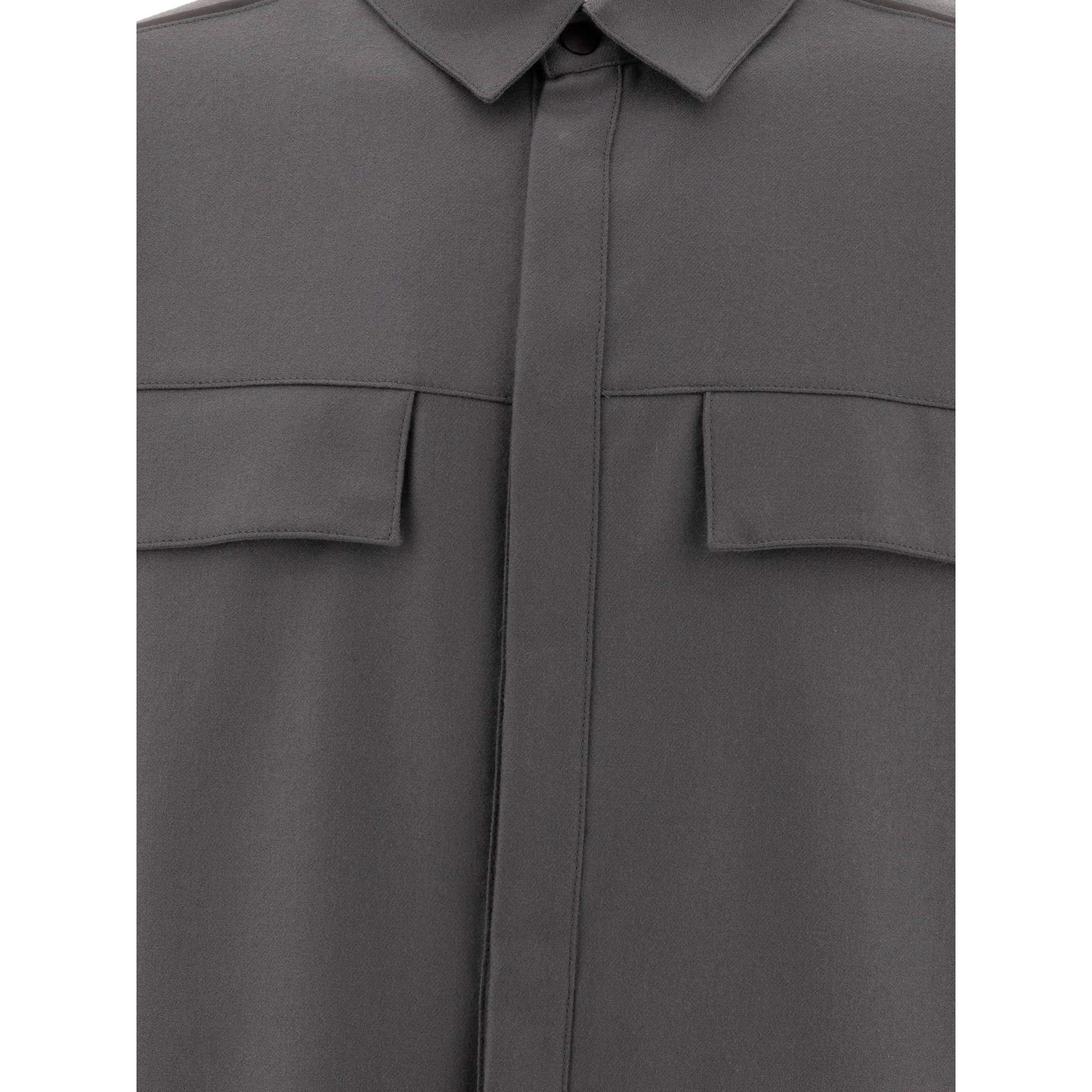 "Flanel Piping" overshirt