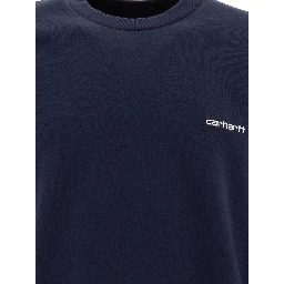 "Script Embroidery" sweatshirt