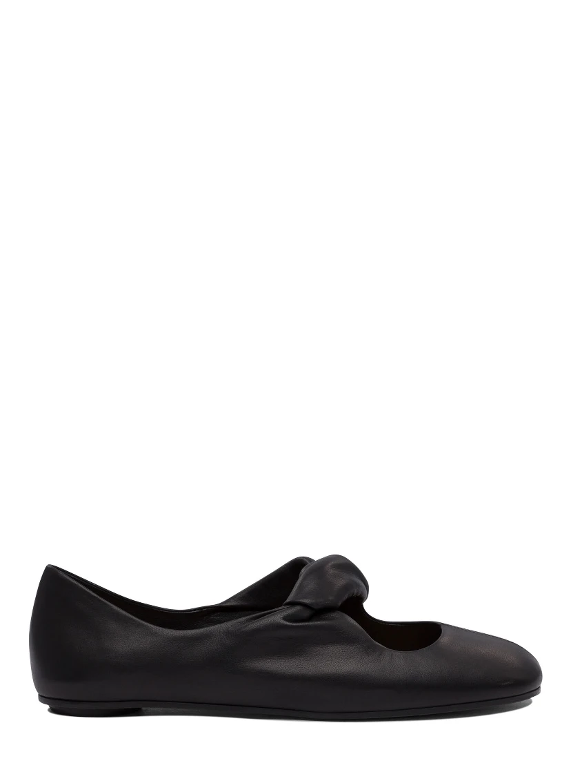 Twisted detail ballet flats