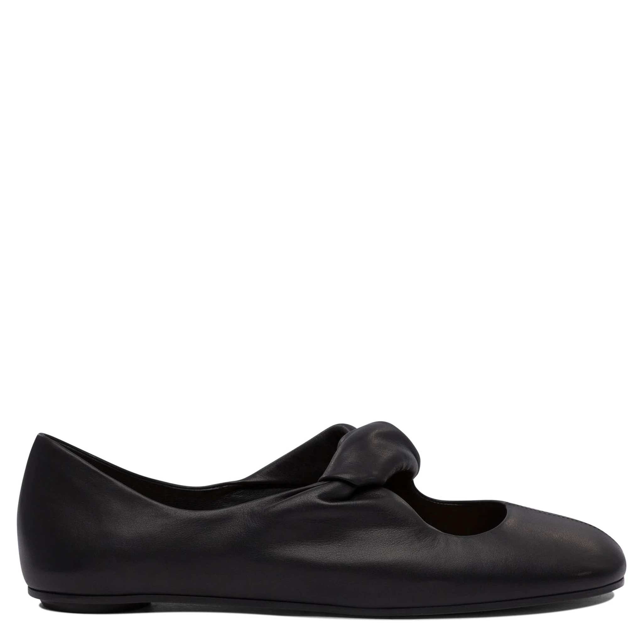 Twisted detail ballet flats
