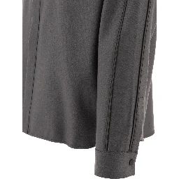 "Flanel Piping" overshirt