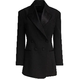 Blazer with pleated back