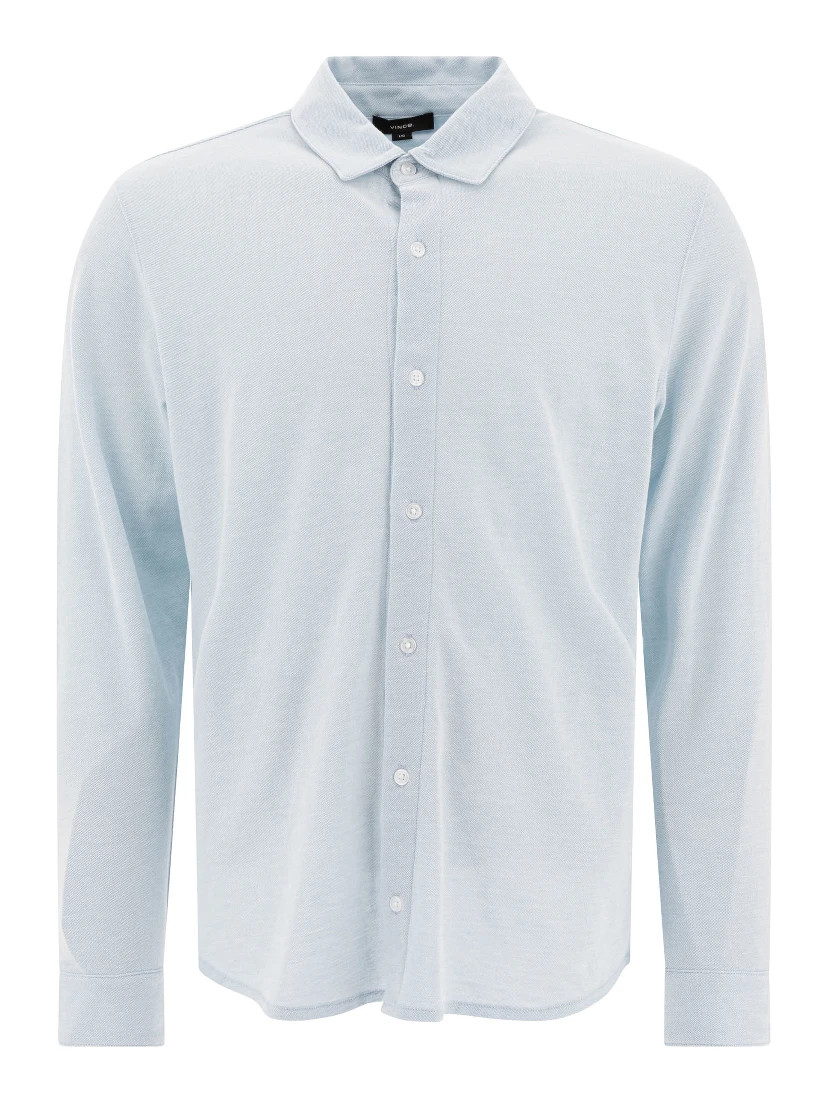 Cotton pique shirt