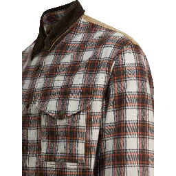 Check overshirt jacket