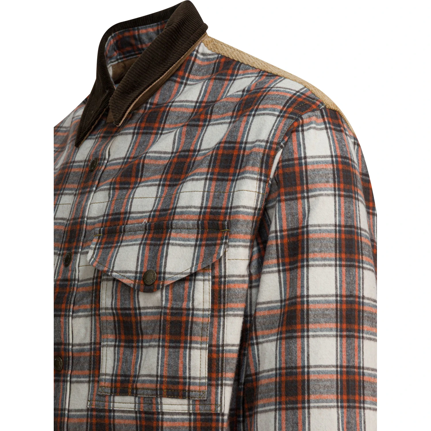 Check overshirt jacket