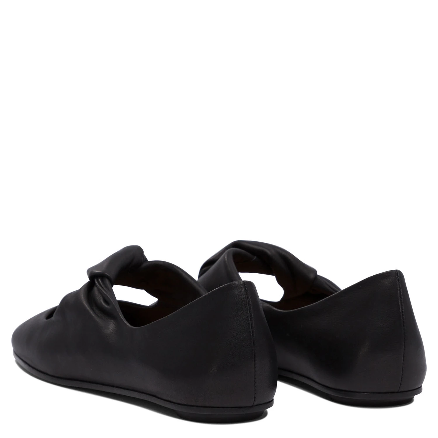 Twisted detail ballet flats