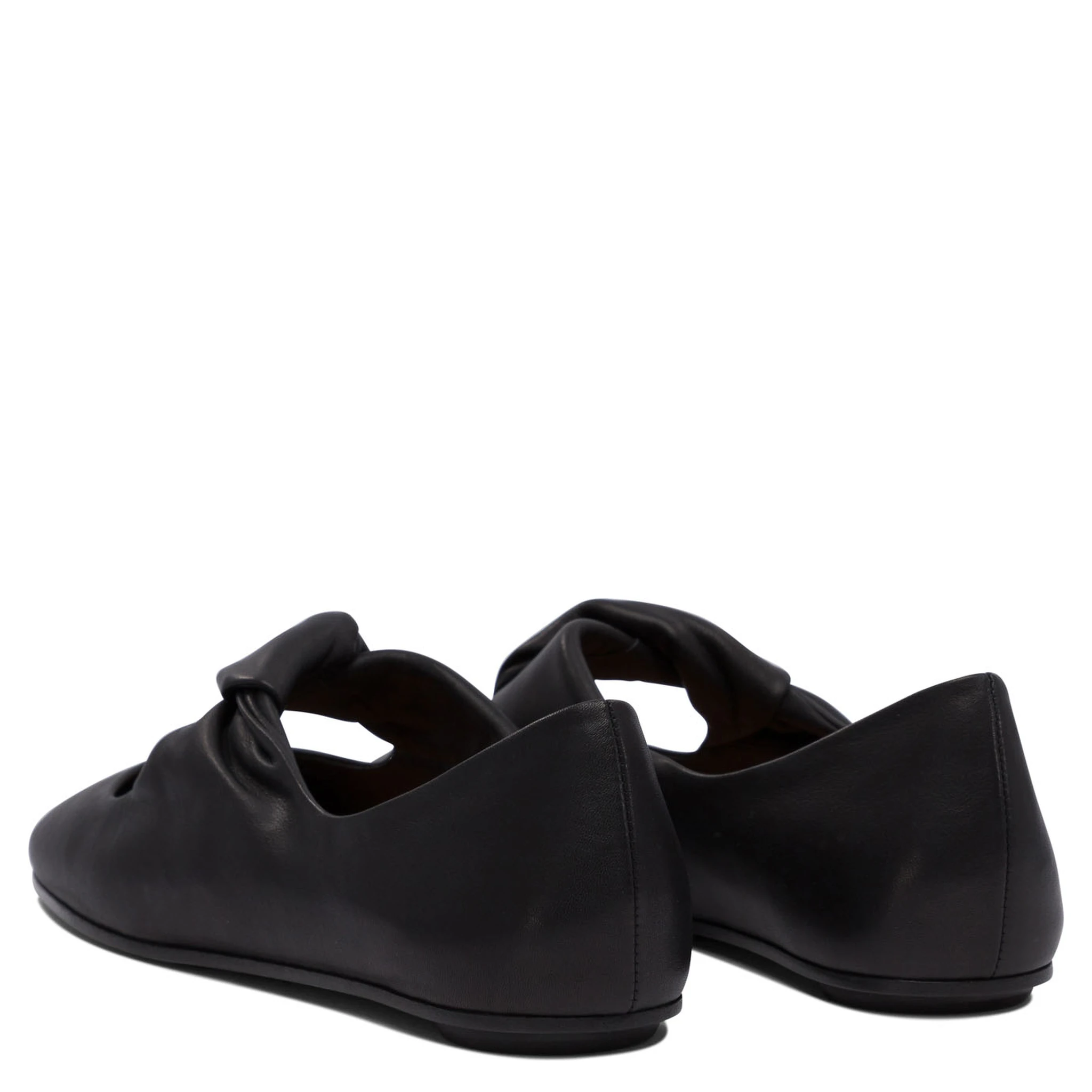 Twisted detail ballet flats