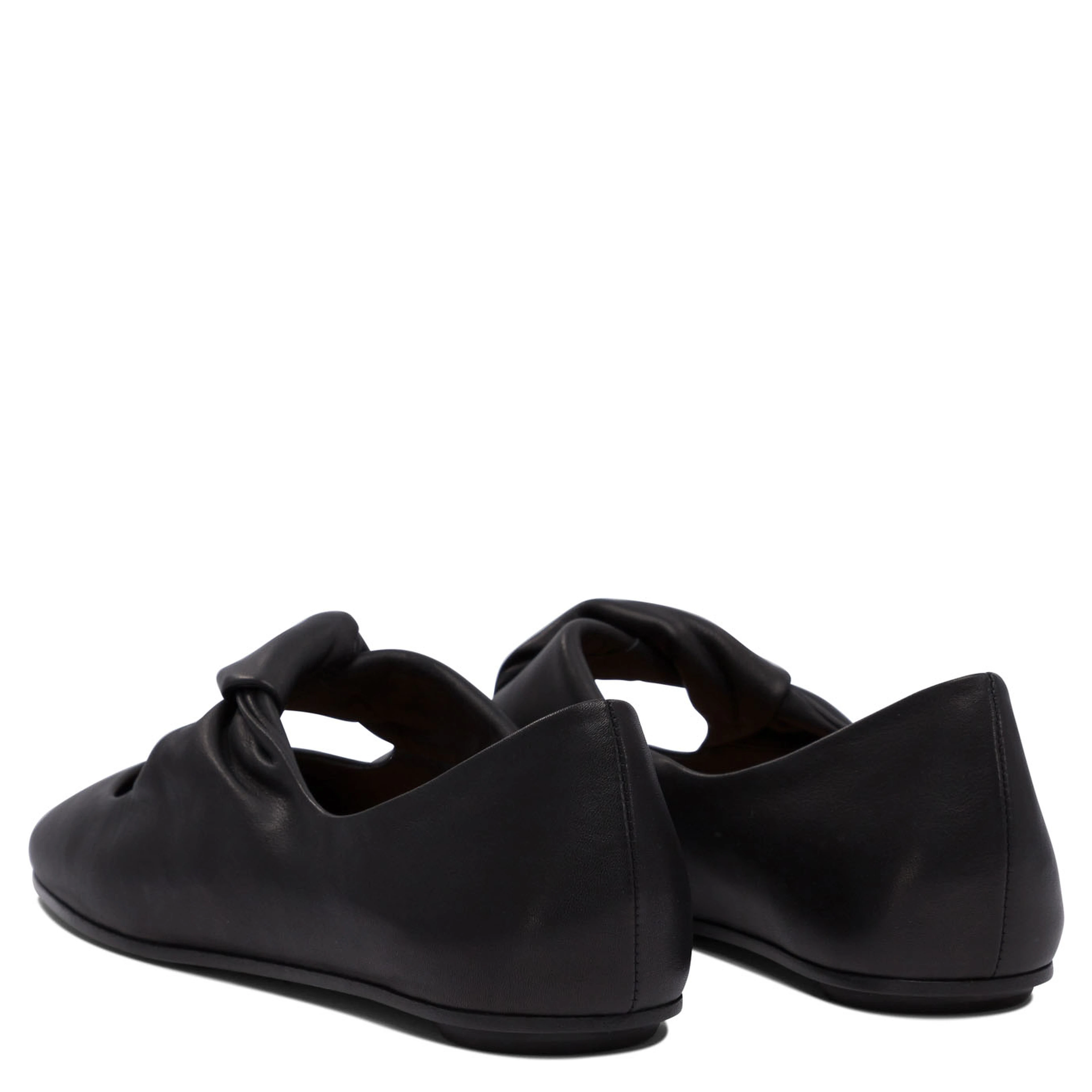 Twisted detail ballet flats