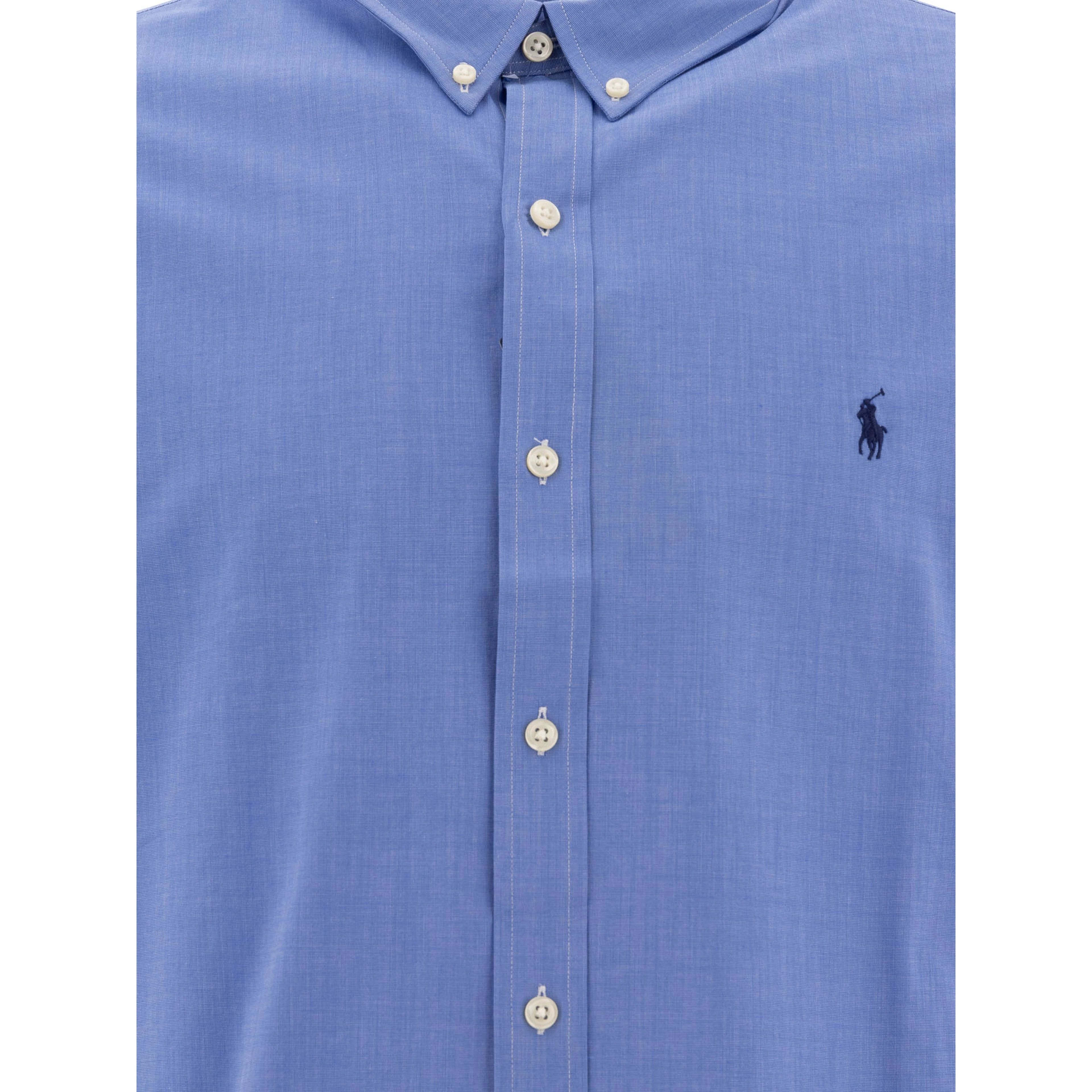 Slim-fit stretch fil-à-fil shirt