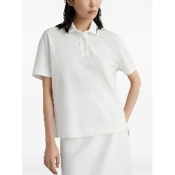 Piquet polo shirt with monili