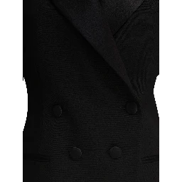 Blazer with pleated back