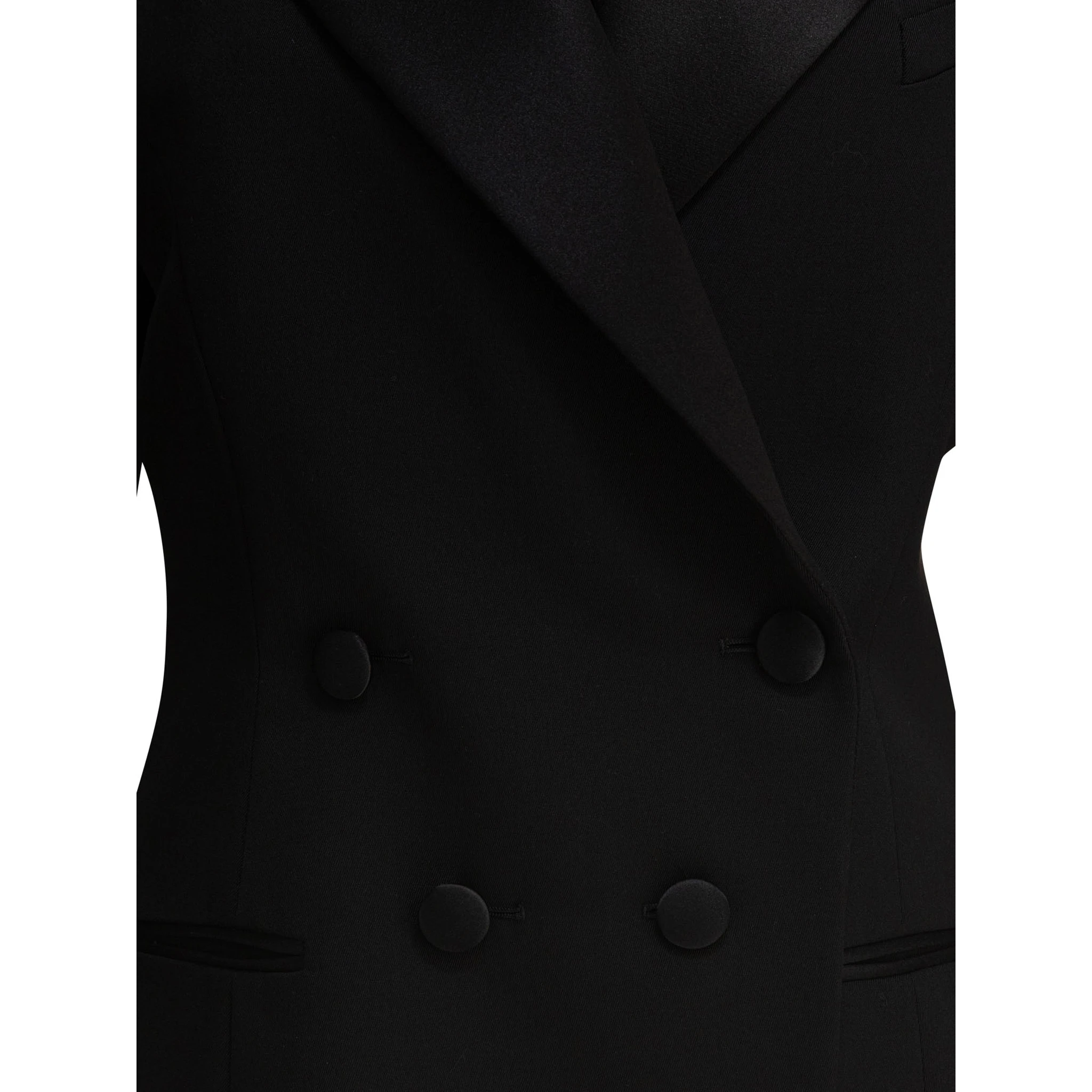 Blazer with pleated back